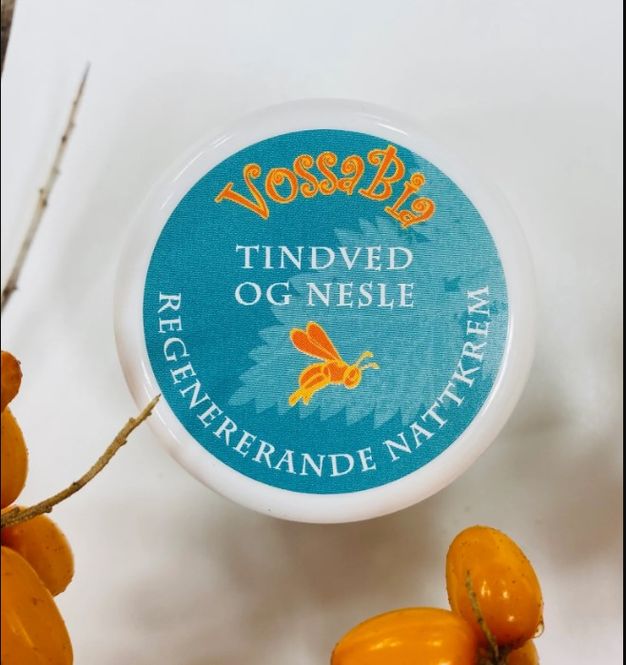 Hovedbilde Tindved og nesle nattkrem 15 ml - VOSSABIA