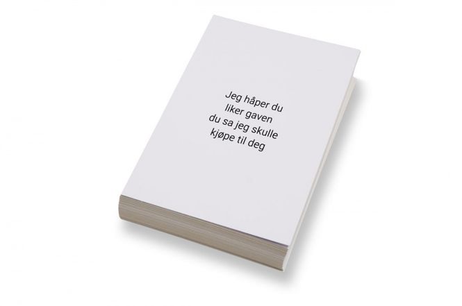 Hovedbilde Kort - Jeg håper du liker gaven