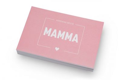 Kort - Verdens beste mamma (rosa)