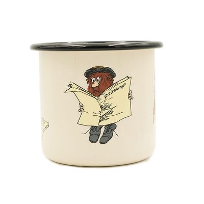 Flåklypa Emaljekopp - Ludvig  3,7dl