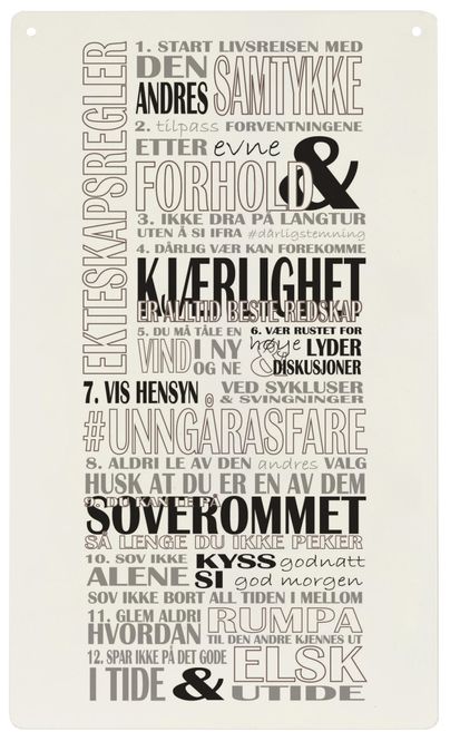 Hovedbilde Skilt - Ekteskapsregler