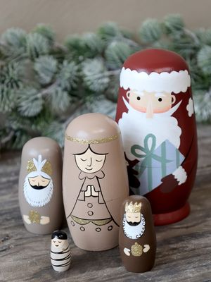 Vintage Julenissens familie