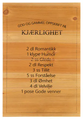 Skilt - Kjærlighet